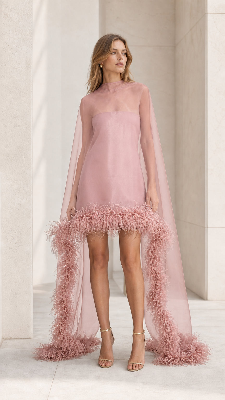 Front view in pink color variant