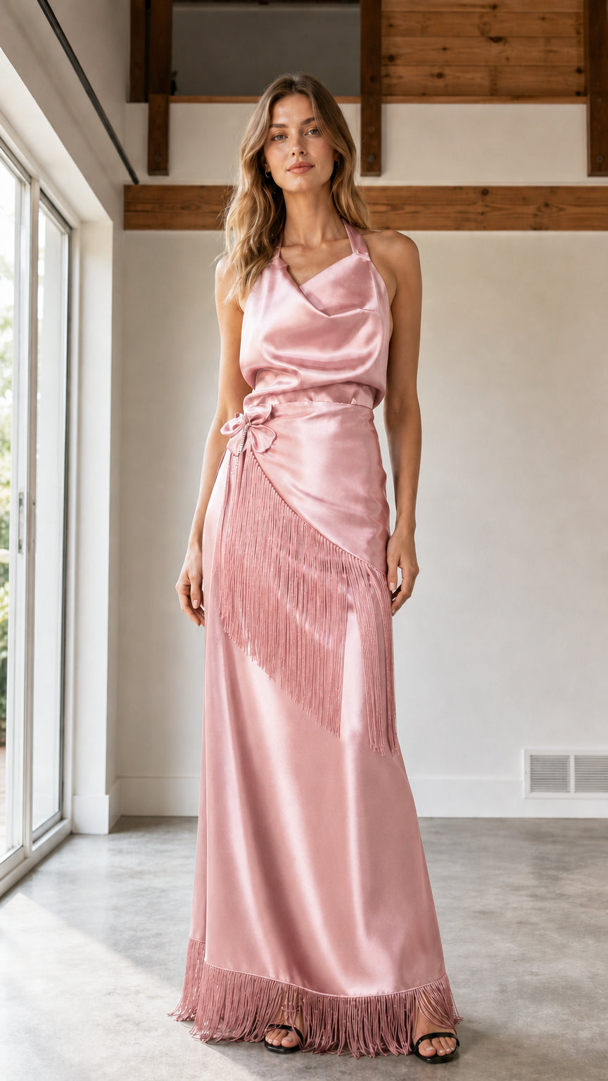 Front view in pink color variant