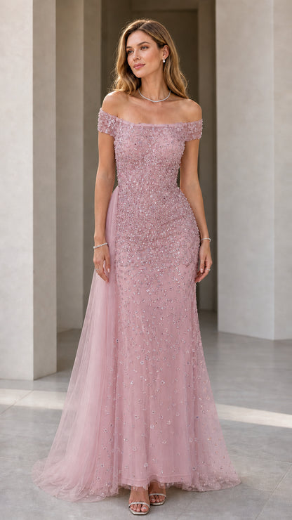 Front view of dusty rose color variant