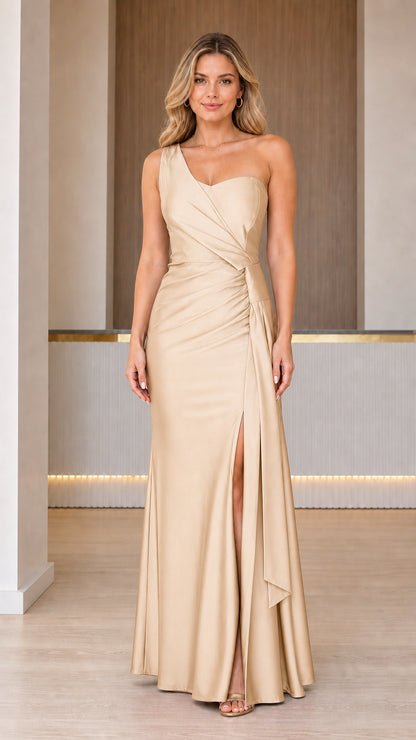 Front view of champagne color variant