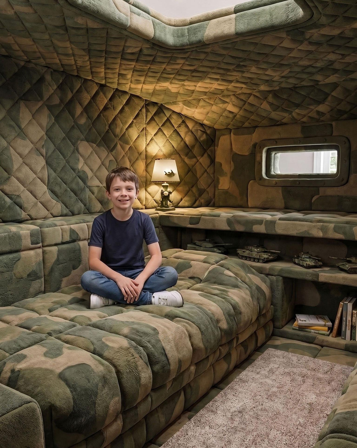 Giant Foam Tank Kids Beds