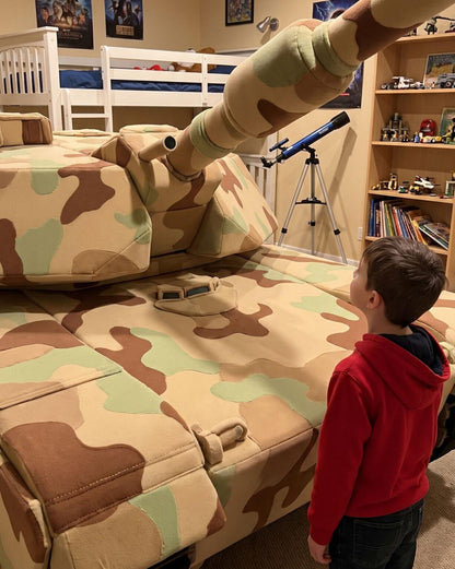 Giant Foam Tank Kids Beds