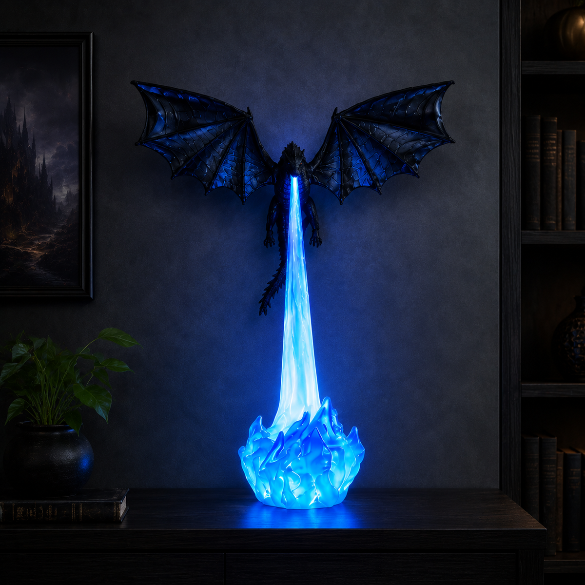 Fire Breathing Dragon Lamp