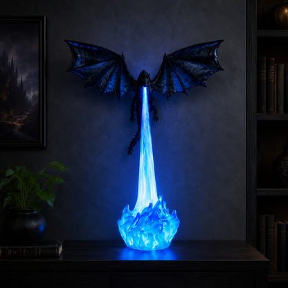 Fire Breathing Dragon Lamp