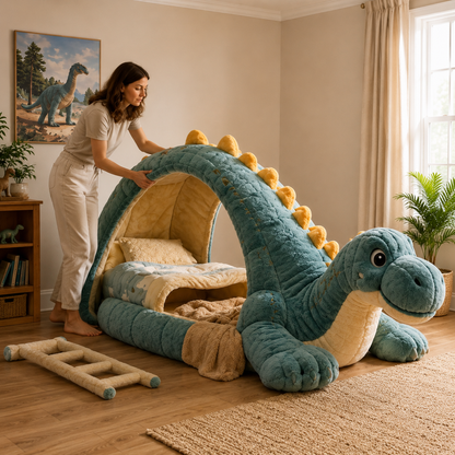 Giant Inflatable Dinosaur Bunk Bed